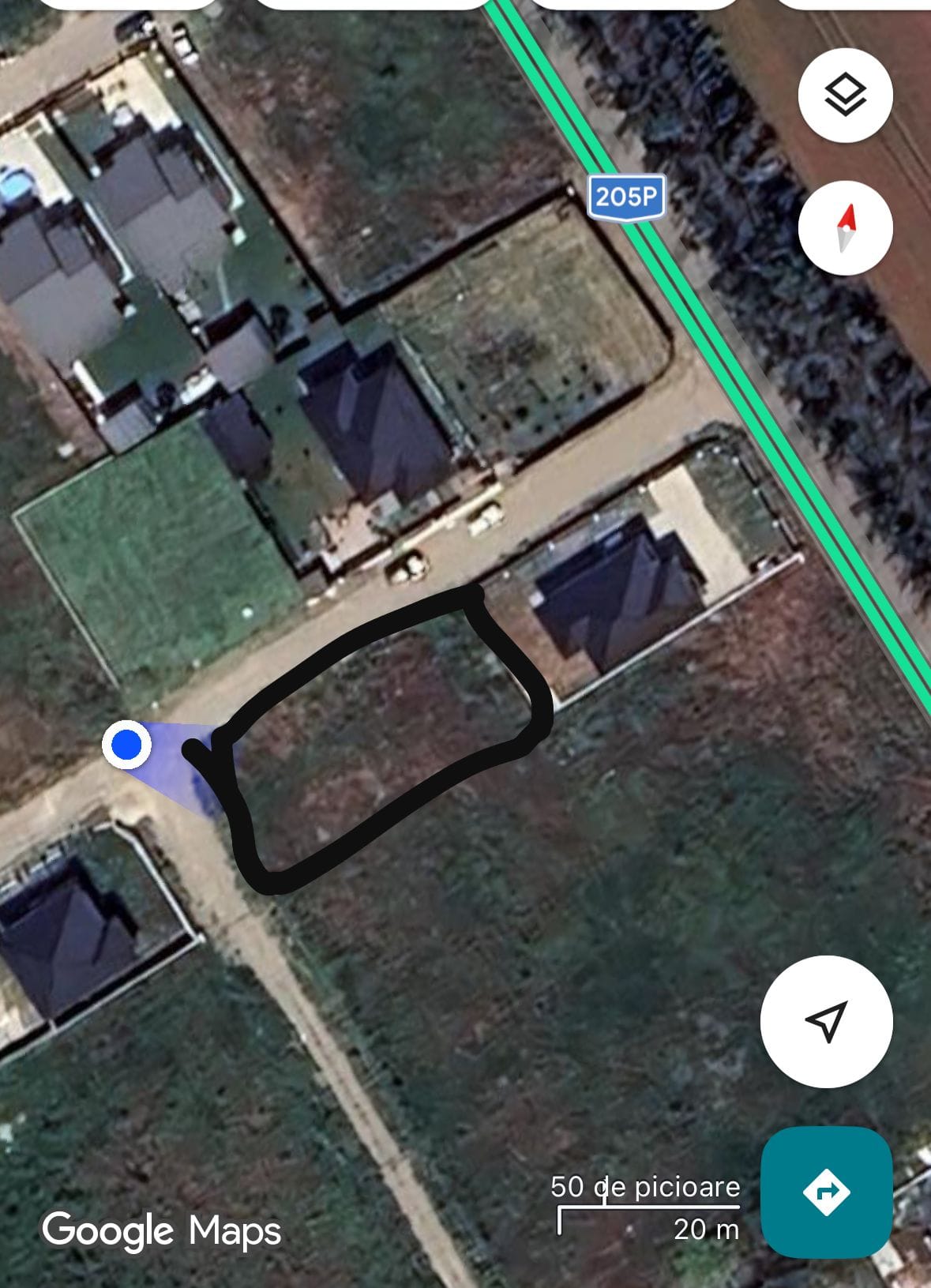 Teren Intravilan în Vânători – 592 mp